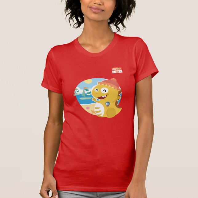 Rhode Island VIPKID T - Shirt (orange) (Vorderseite)