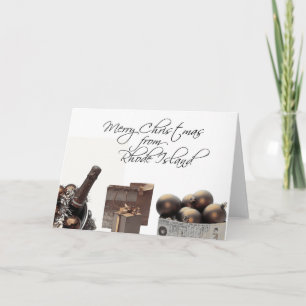 Rhode Island Weihnachtskarte, Staat spezifisch Feiertagskarte