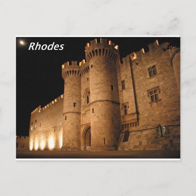 Rhodes Greece angie Postkarte (Vorderseite)