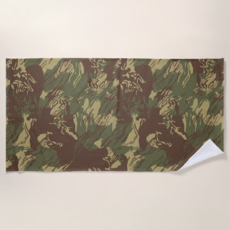 Rhodesian Brushstroke CAMOUFLAGE Strandtuch
