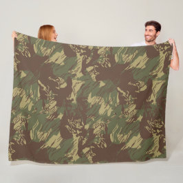 Rhodesian CAMOUFLAGE Fleece Blanket