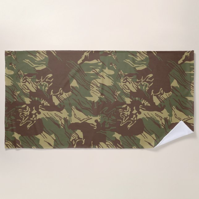 Rhodesian CAMOUFLAGE Strandtuch (Vorderseite)