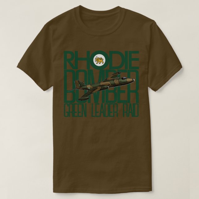 RHODESIAN CANBERRA BOMBER T-Shirt (Design vorne)