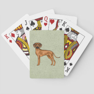 Rhodesian Ridgeback Afrikanischer Löwenhund-Hunder Spielkarten