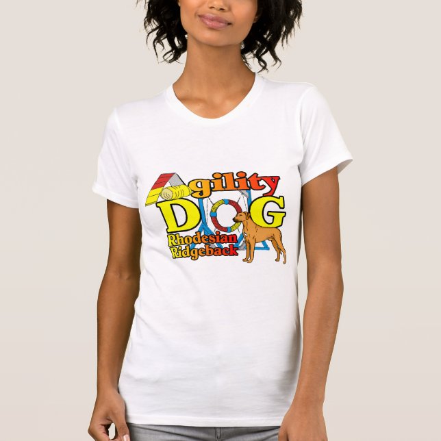 Rhodesian_Ridgeback_Agility T-Shirt (Vorderseite)