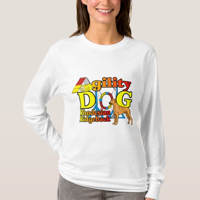 Rhodesian_Ridgeback_Agility T-Shirt (Vorderseite)