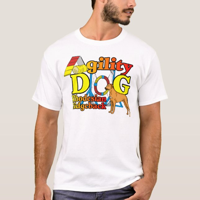 Rhodesian_Ridgeback_Agility T-Shirt (Vorderseite)
