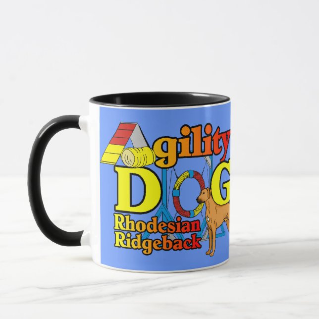 Rhodesian_Ridgeback_Agility Tasse (Links)