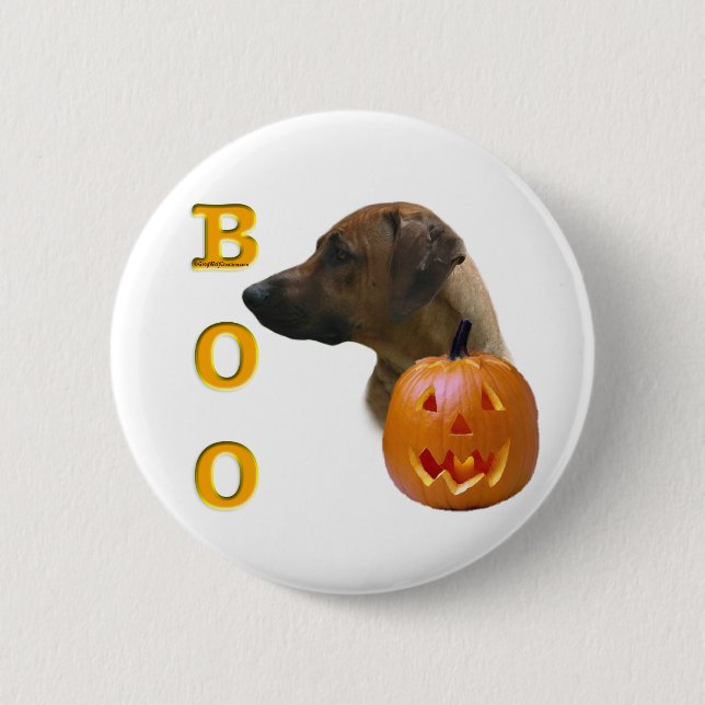 Rhodesian Ridgeback Boo Button (Vorderseite)