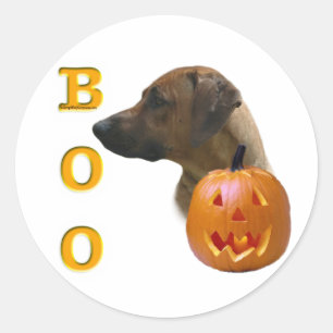 Rhodesian Ridgeback Boo Runder Aufkleber