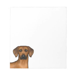 Rhodesian Ridgeback Brauner Afrikanischer Löwenhun Notizblock