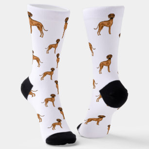 Rhodesian Ridgeback Brauner Cartoon Löwe Hund Must Socken