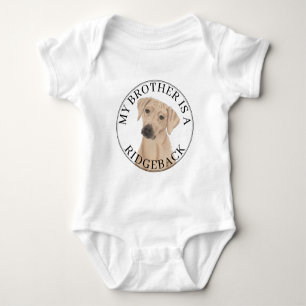 Rhodesian Ridgeback Dog Baby Strampler