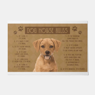Rhodesian Ridgeback Dog House regiert, wenn es kap Fußmatte