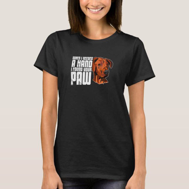 Rhodesian Ridgeback Dog Puppy T-Shirt (Vorderseite)