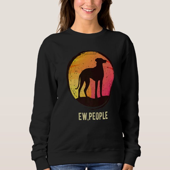 Rhodesian Ridgeback Dog Retro 5 Sweatshirt (Vorderseite)