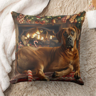 Rhodesian Ridgeback Dog Weihnachtsfest Kissen