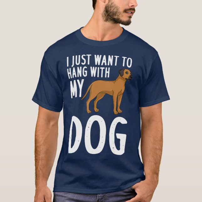 Rhodesian Ridgeback Dog Welpen Eigentümer Lover _3 T-Shirt (Vorderseite)