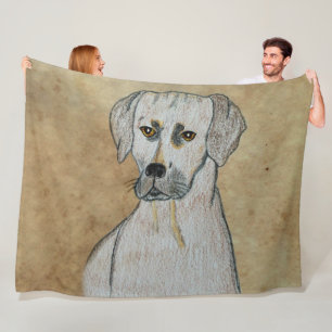 Rhodesian Ridgeback Fleecedecke