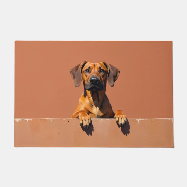 Rhodesian Ridgeback Fußmatten Kunst Fußmatte (Vorderseite)