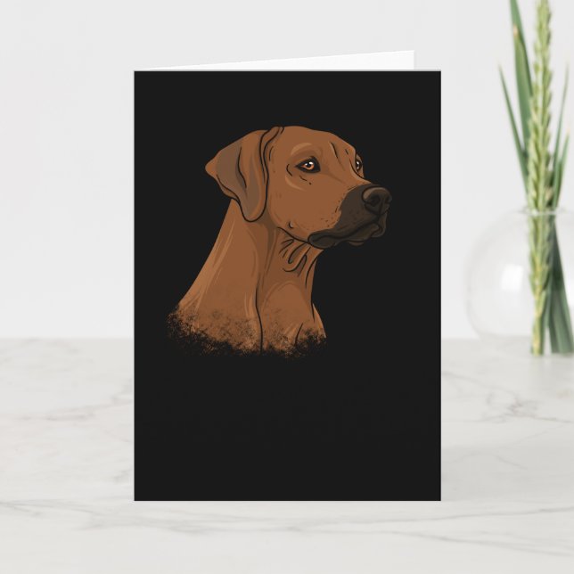 Rhodesian Ridgeback Geschenk Karte (Vorderseite)