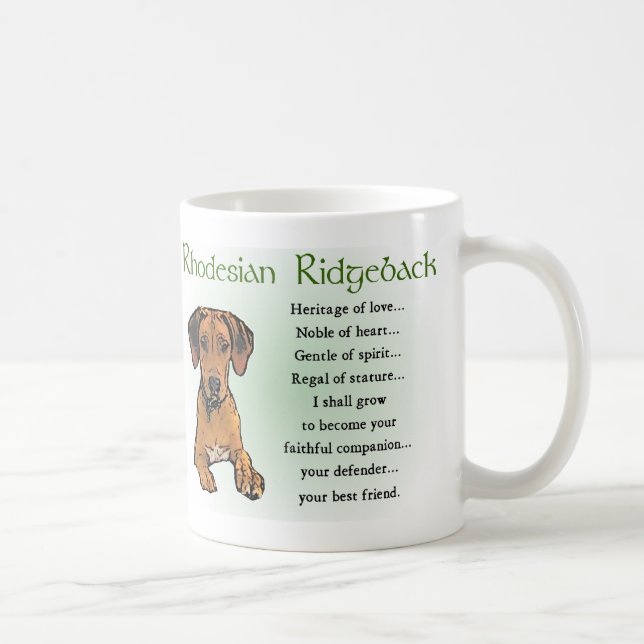 Rhodesian Ridgeback Geschenke Kaffeetasse (Rechts)