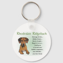 Rhodesian Ridgeback Geschenke Schlüsselanhänger