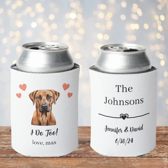 Rhodesian Ridgeback Haustier Wedding Can Cooler Dosenkühler (Von Creator hochgeladen)