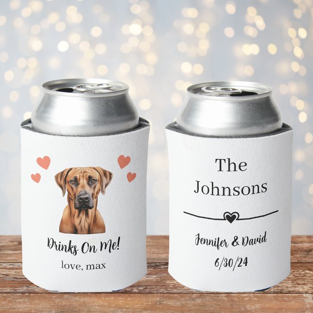 Rhodesian Ridgeback Haustier Wedding Can Cooler Dosenkühler (Von Creator hochgeladen)