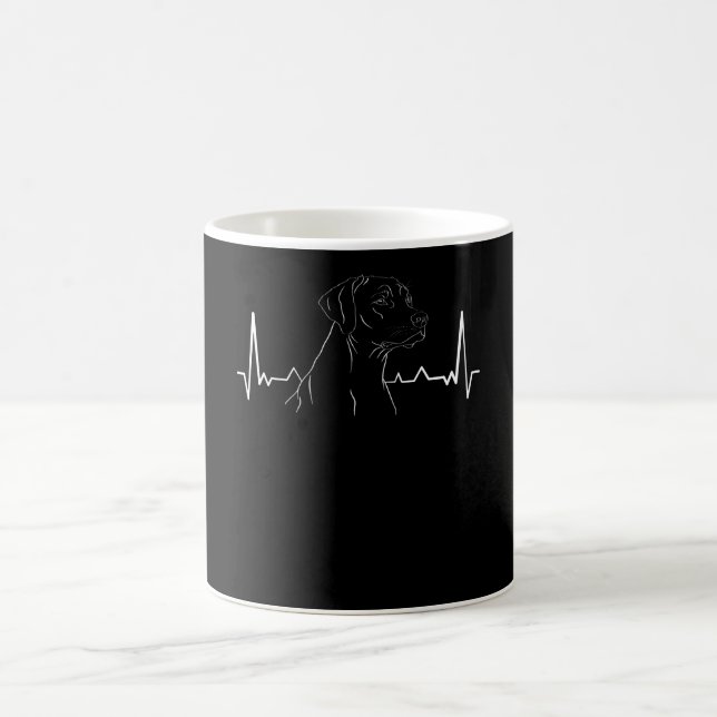 Rhodesian Ridgeback Heartbeat Kaffeetasse (Mittel)