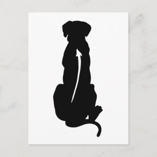 Rhodesian Ridgeback Hunde Spinne Postkarte
