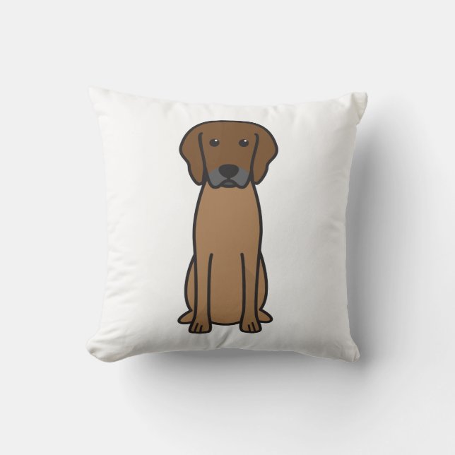Rhodesian Ridgeback HundeCartoon Kissen (Vorderseite)