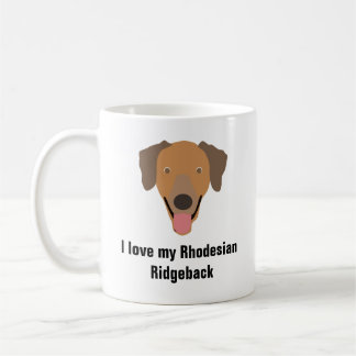 Rhodesian Ridgeback Hundekaffee-Tasse - HundeTasse Kaffeetasse