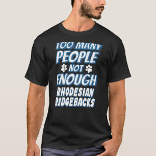 Rhodesian Ridgeback Hunderasse Antisozial T-Shirt