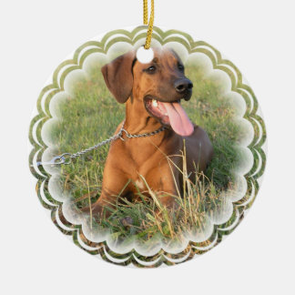 Rhodesian Ridgeback Hundeverzierung Keramikornament