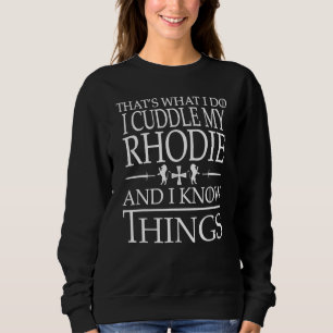 Rhodesian Ridgeback Intelligenter Hundeliebhaber Sweatshirt