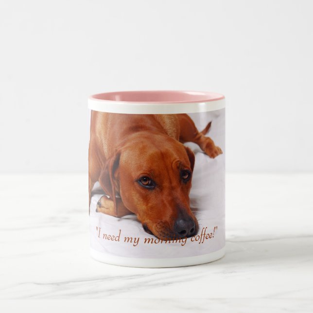 Rhodesian Ridgeback Kaffee-Tasse Zweifarbige Tasse (Mittel)