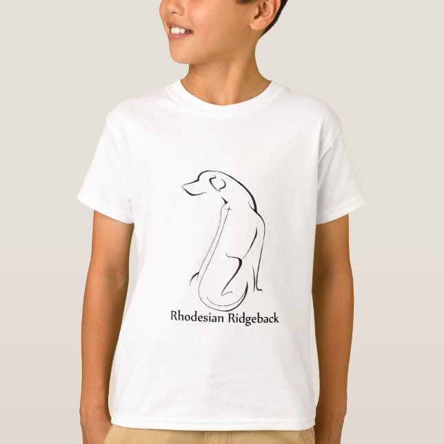 Rhodesian Ridgeback Kleid T-Shirt (Vorderseite)