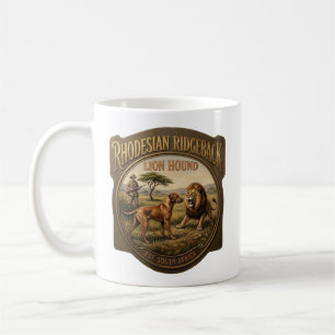 Rhodesian Ridgeback Löwenhund Kunst Kaffeetasse