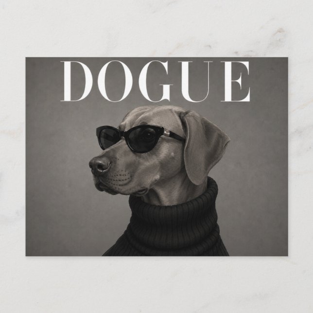 Rhodesian Ridgeback Luxus Postkarte (Vorderseite)