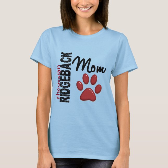 Rhodesian Ridgeback Mama 2 T-Shirt (Vorderseite)