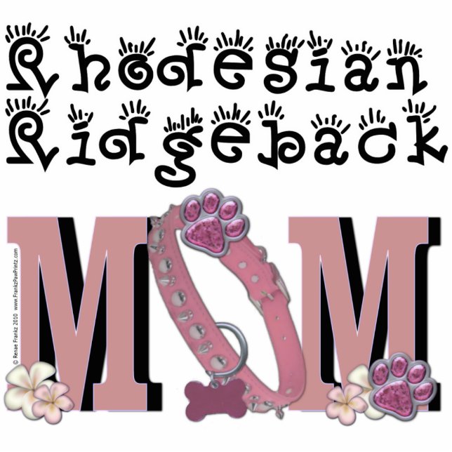 Rhodesian Ridgeback MAMA Freistehende Fotoskulptur (Vorne)