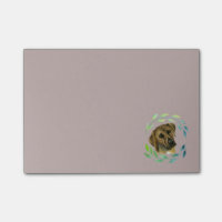 Rhodesian Ridgeback mit einem Kranz-Aquarell