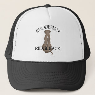 Rhodesian Ridgeback mit Text Truckerkappe