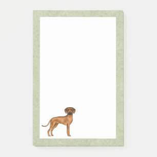 Rhodesian Ridgeback Niedlich African Lion Dog Gree Post-it Klebezettel