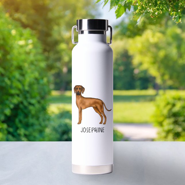 Rhodesian Ridgeback Niedlicher afrikanischer Löwen Trinkflasche (Von Creator hochgeladen)