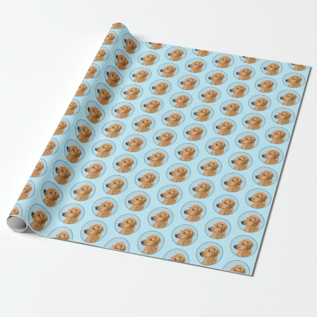 Rhodesian Ridgeback Painting - Original Dog Art Geschenkpapier (Ungerollt)