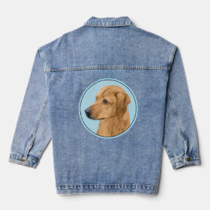 Rhodesian Ridgeback Painting - Original Dog Art Jeansjacke