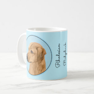 Rhodesian Ridgeback Painting - Original Dog Art Kaffeetasse