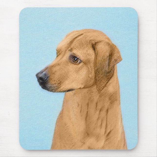 Rhodesian Ridgeback Painting - Original Dog Art Mousepad (Vorne)
